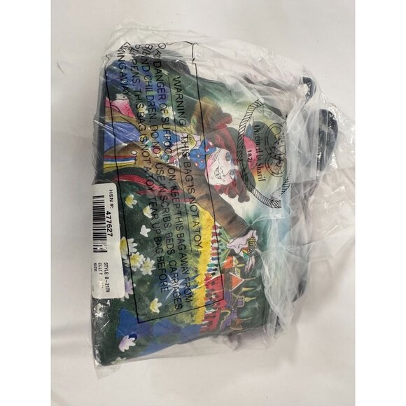 Sharif Colorful Leather Mad Hatter Artistic Shoulder Bag With Beaded Accents & S - Picture 10 of 16